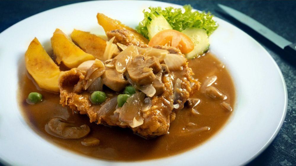 Hainanese Chicken Chop served at the Durbar at FMS.