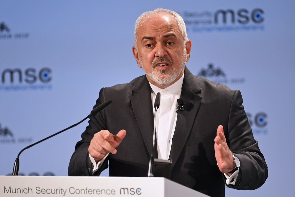 Iranu00e2u20acu2122s Foreign Minister Mohammad Javad Zarif speaks during the annual Munich Security Conference in Munich, Germany February 17, 2019. u00e2u20acu201d Reuters pic