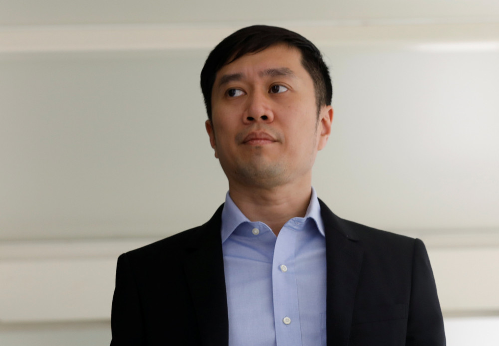Human rights activist Jolovan Wham arrives at the State Court in Singapore February 21, 2019. u00e2u20acu201d Reuters pic 