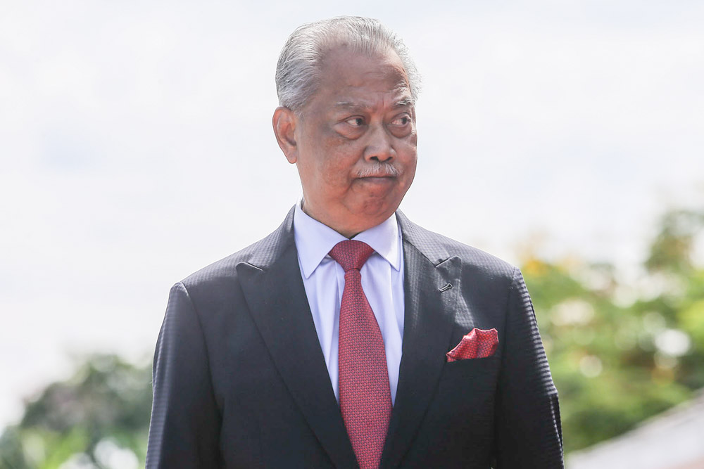 Home Minister Tan Sri Muhyiddin Yassin arrives at the General Operations Forces (PGA) camp in Semenyih February 12, 2019. u00e2u20acu2022 Picture by Hari Anggara