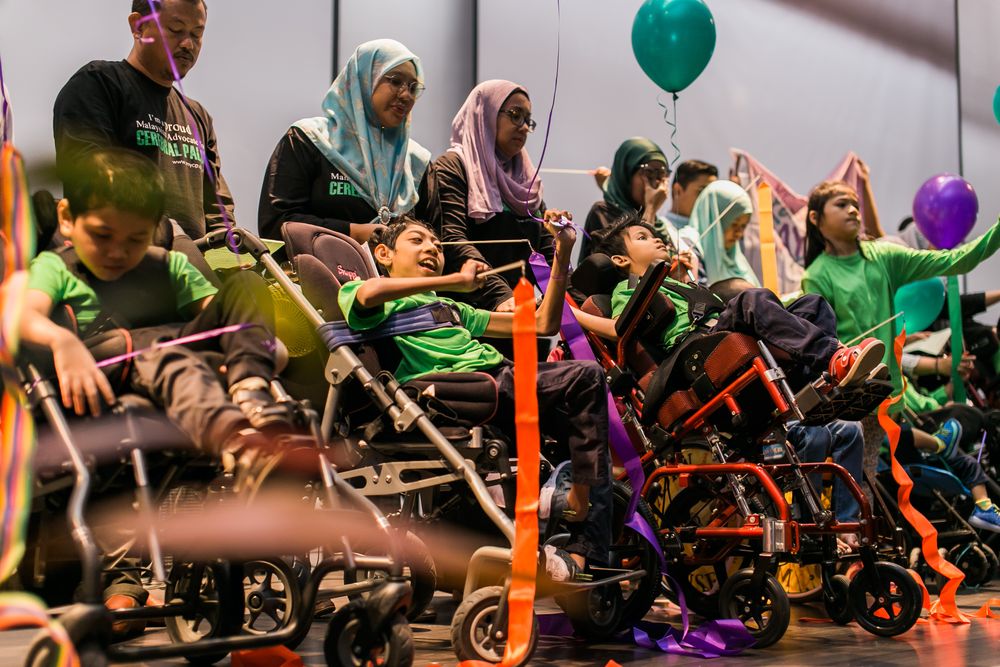 Kids with CP put on a fun performance at the ‘Art of Music’ concert.