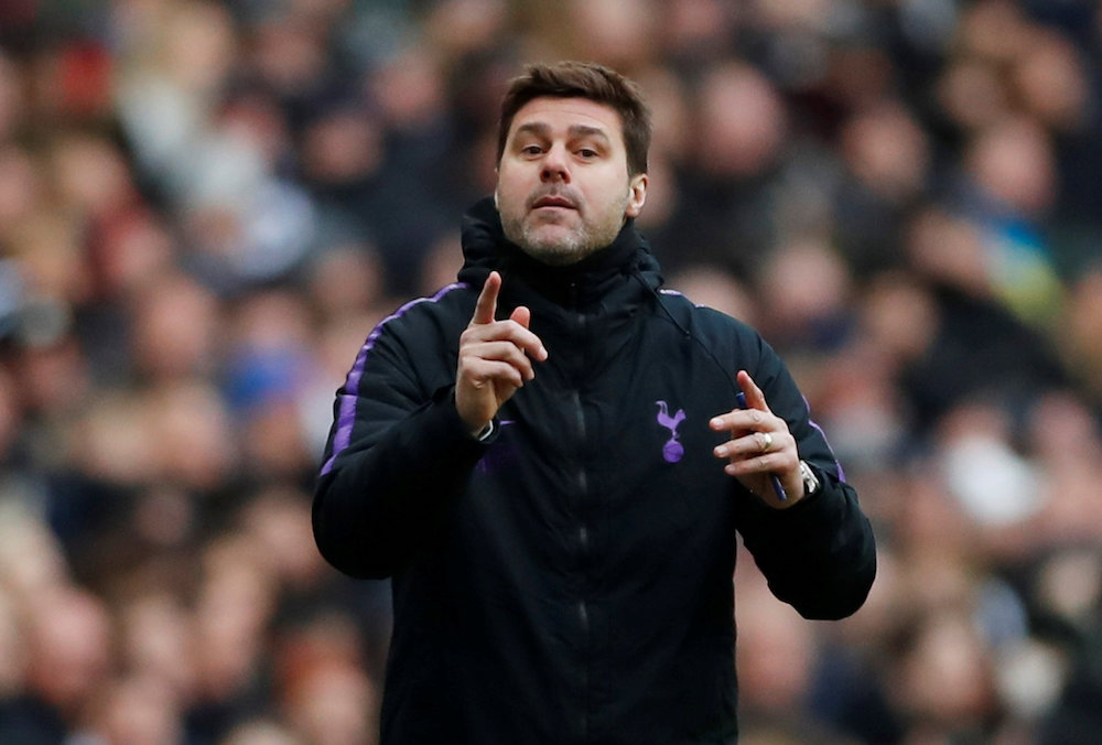 Tottenham manager Mauricio Pochettino during the match between Tottenham Hotspur and Newcastle United at the Wembley Stadium in London, February 2, 2019. u00e2u20acu201d Reuters pic