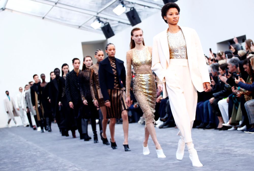 Models present creations by Roberto Cavalli during the Milan Fashion Week in Milan, Italy, February 23, 2019. u00e2u20acu201d Reuters pic