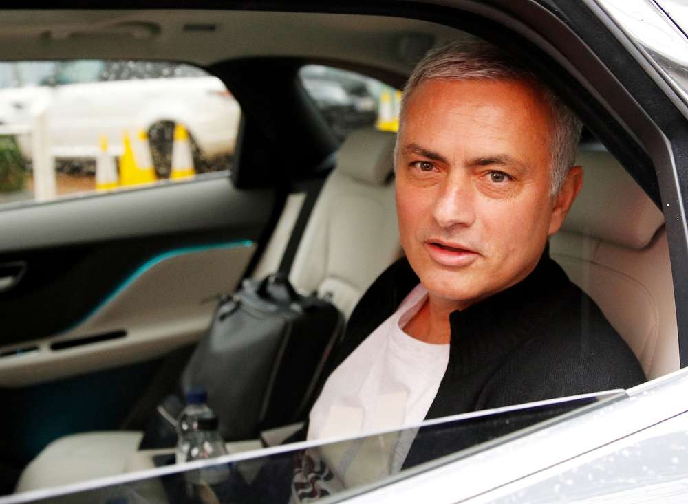 Jose Mourinho is driven away from his accommodation after leaving his job as Manchester Unitedu00e2u20acu2122s manager, in Manchester, Britain, December 18, 2018. u00e2u20acu201d Reuters pic