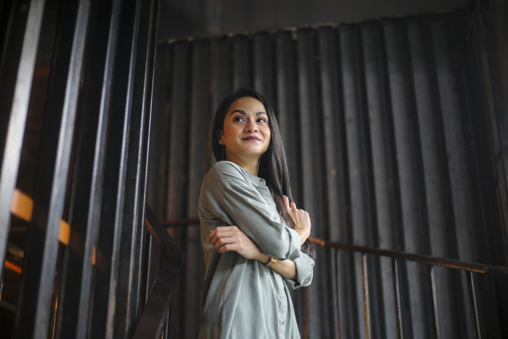 Local actress Sharifah Amani is set to hit the stage in the play u00e2u20acu02dcGold Rain and Hailstonesu00e2u20acu2122. u00e2u20acu201d Pictures by Firdaus Latif 