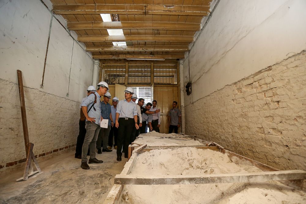 The project, involving a row of nine heritage shophouses along Acheh Street, will see the spaces transformed into a co-learning, co-living and co-working space for students and professionals. 