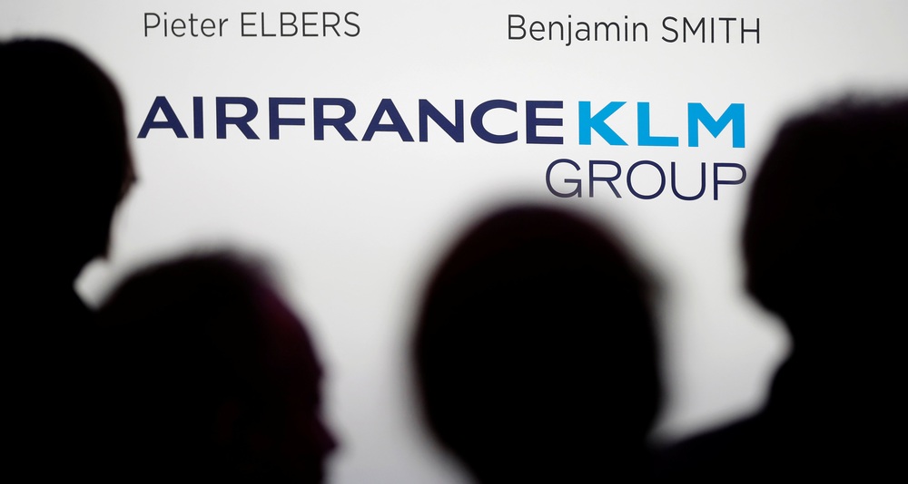 Journalists attend a new conference where Air France-KLM announce their 2018 annual results in Paris February 20, 2019. u00e2u20acu201d Reuters pic