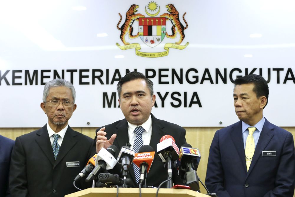Anthony Loke speaks during a press conference at the Transport Ministry in Putrajaya February 20, 2019. u00e2u20acu201d Picture by Yusof Mat Isa