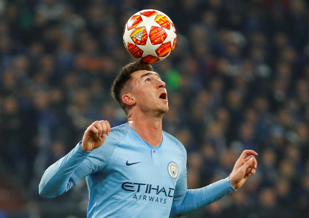 Manchester Cityu00e2u20acu2122s Aymeric Laporte in action during the Champions League round of 16 first leg match between Schalke 04 and Manchester City at Veltins-Arena, Gelsenkirchen, Germany, February 20, 2019. u00e2u20acu201d Reuters pic 