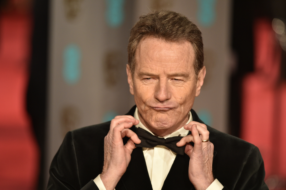 US actor Bryan Cranston at the Bafta awards, February 2016. u00e2u20acu201d AFP pic 