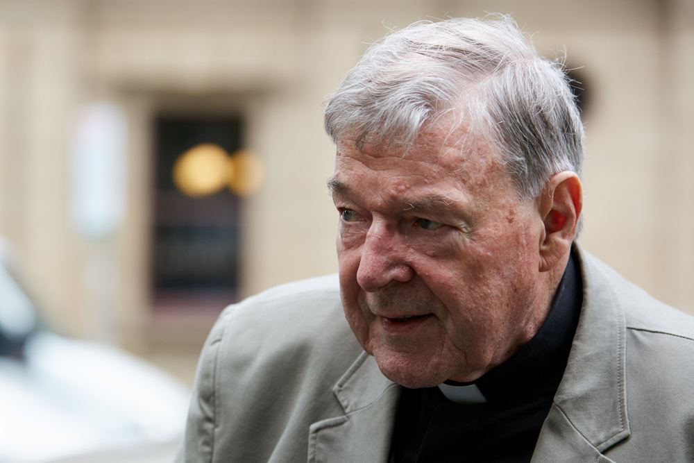 Cardinal George Pell is seen at County Court in Melbourne, Australia February 26, 2019. u00e2u20acu201d AAP Image/Erik Anderson via Reuters