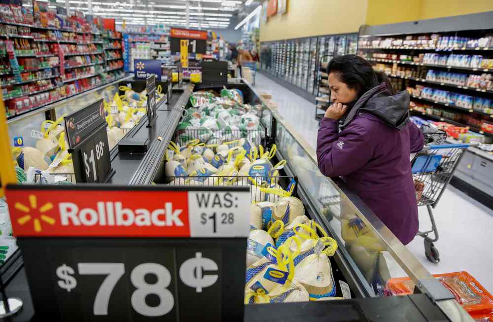 A customer shops at a Walmart store in Chicago, Illinois November 20, 2018. u00e2u20acu201d Reuters pic