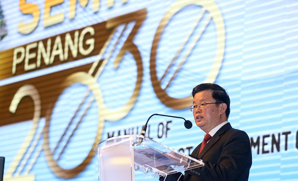 Penang Chief Minister Chow Kon Yeow speaks at a press conference in George Town February 19, 2019. u00e2u20acu2022 Picture by Sayuti Zainudin