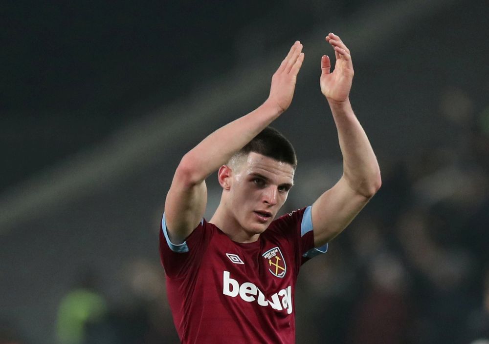 Earlier this month, West Ham's Declan Rice announced his intention to continue his international career with England after having previously played for Ireland. u00e2u20acu2022 Reuters pic