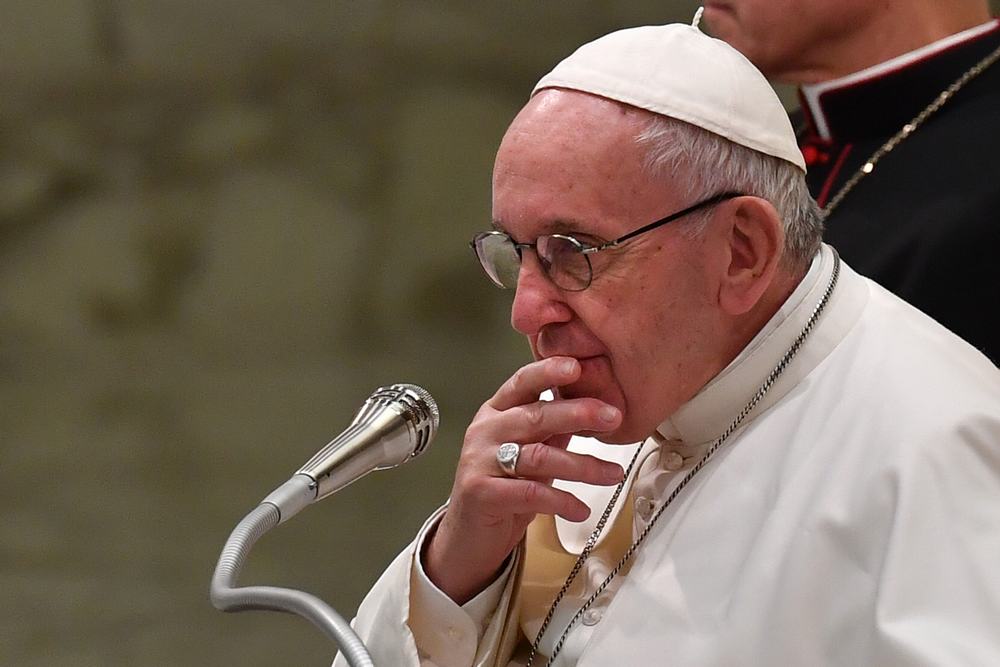 A young activist has appealed to Pope Francis (pic) to go vegan for Lent. u00e2u20acu201d AFP pic
