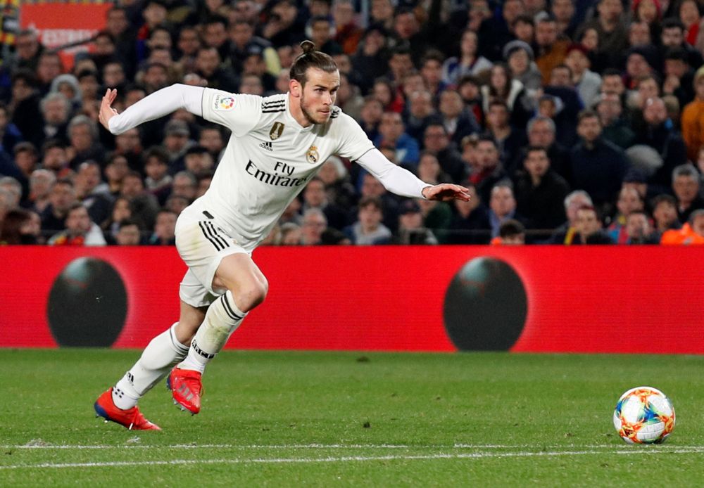 Real Madrid's Gareth Bale in action during the match against Barcelona, February 6, 2019. u00e2u20acu2022 Reuters pic