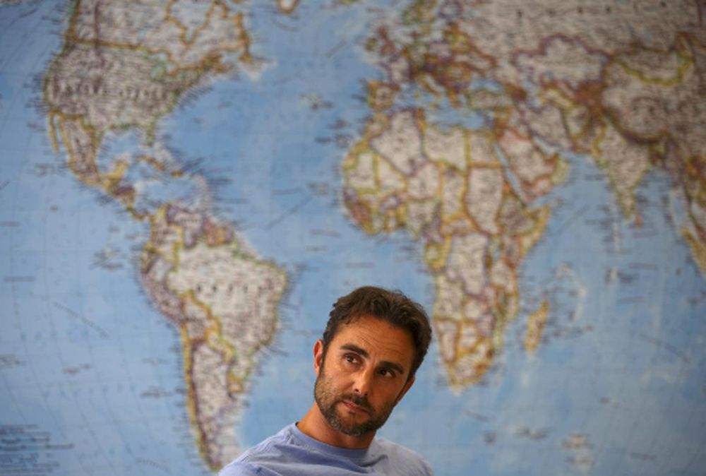 Herve Falciani, a former IT analyst from banking group HSBC who provided prosecutors with data on thousands of accounts which led to a tax evasion probe by European authorities, poses in Madrid April 21, 2015. u00e2u20acu201d Reuters pic