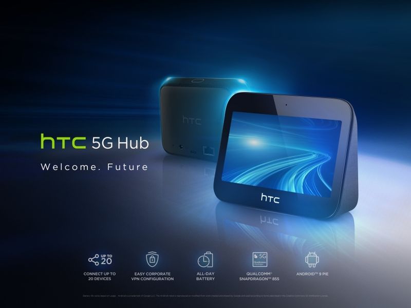 HTC has announced the 5G Hub at the 2019 Mobile World Congress. u00e2u20acu2022 AFP pic