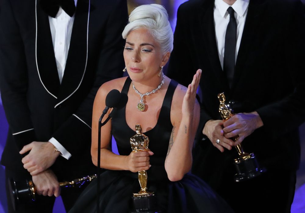 Lady Gaga accepts the Best Original Song award for u00e2u20acu02dcShallowu00e2u20acu2122 from u00e2u20acu02dcA Star Is Bornu00e2u20acu2122, February 24, 2019. u00e2u20acu2022 Reuters pic