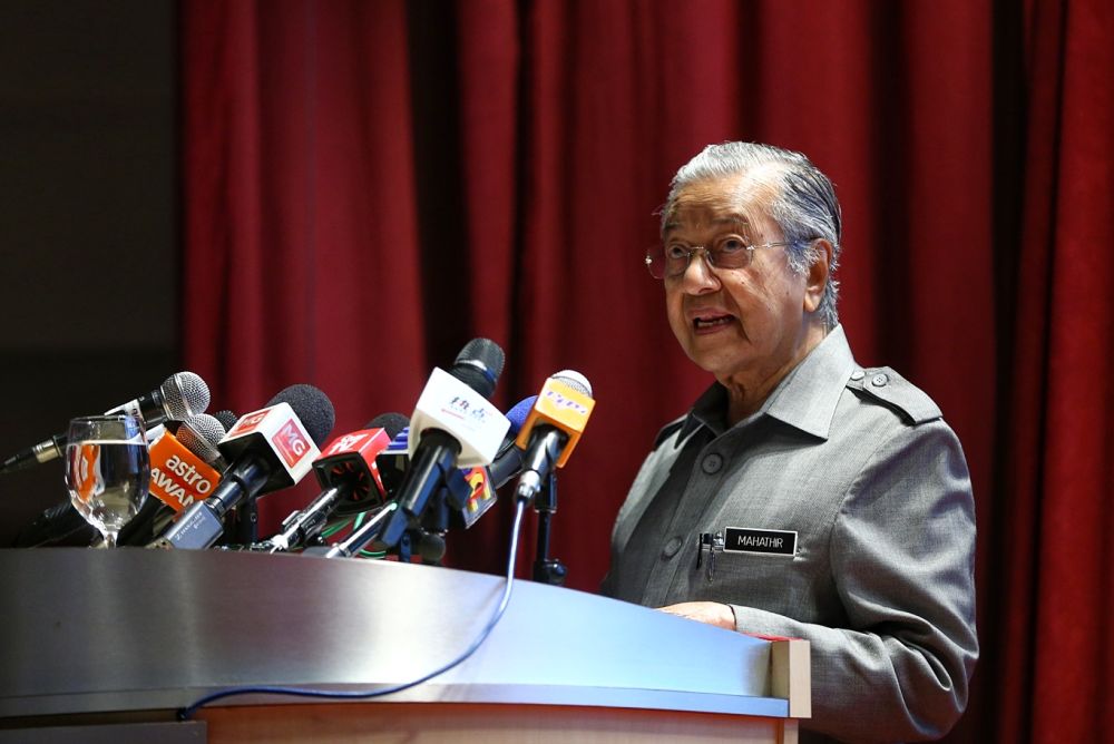 On February 21, Prime Minister Dr Mahathir Mohamad confirmed that the RCI on the alleged judicial misconduct would be formed, but said the scope or how far back the RCI probe should cover had not been decided. — Picture by Ahmad Zamzahuri