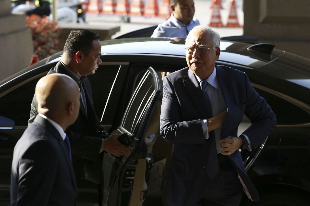 Datuk Seri Najib Tun Razak arrives at the Kuala Lumpur High Court February 22, 2019. u00e2u20acu2022 Picture by Yusof Mat Isa