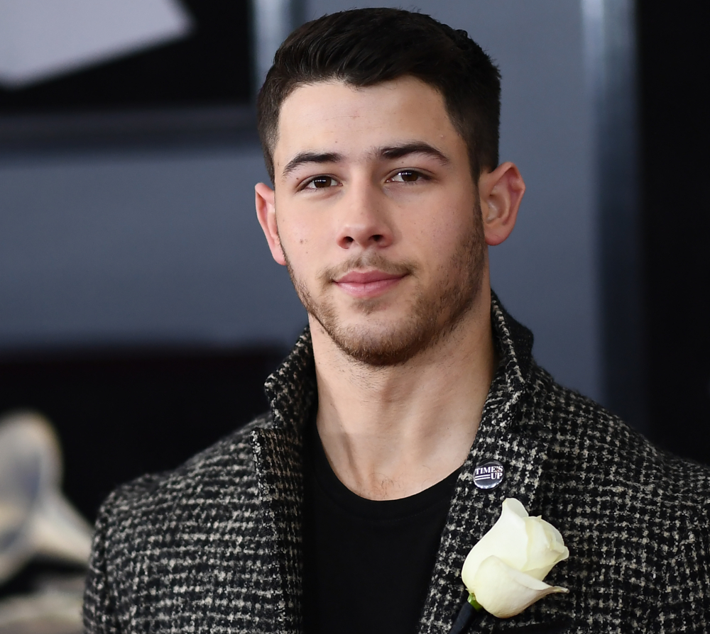 Nick Jonas at the 60th Grammy Awards, January 2018, New York. u00e2u20acu201d AFP pic 