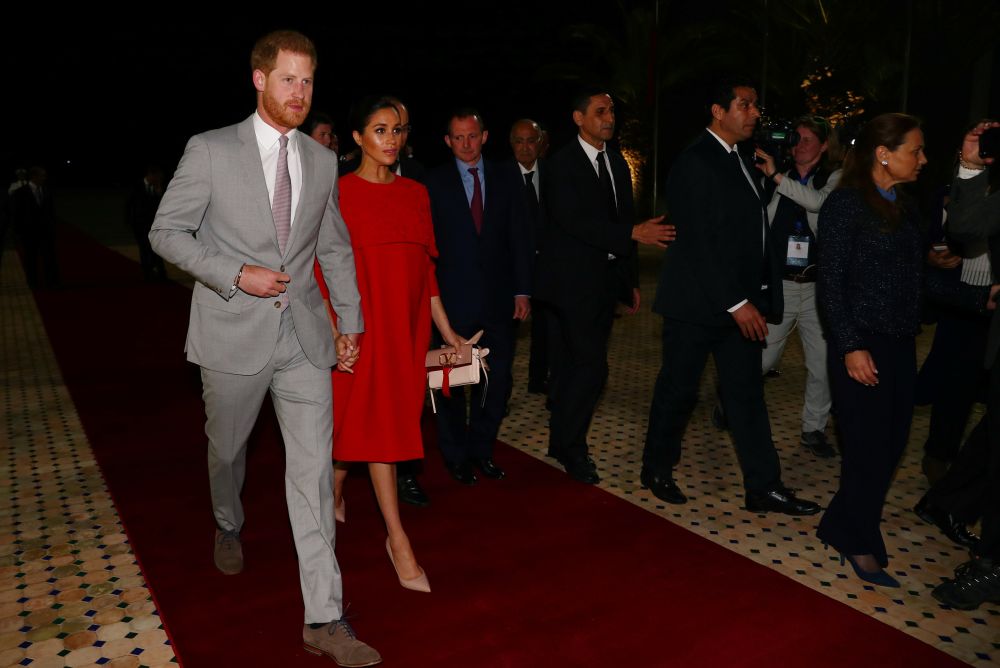 Britain's Prince Harry and Meghan, Duchess of Sussex, arrive at the Casablanca Airport in Casablanca, Morocco, February 23, 2019. u00e2u20acu201d Reuters pic
