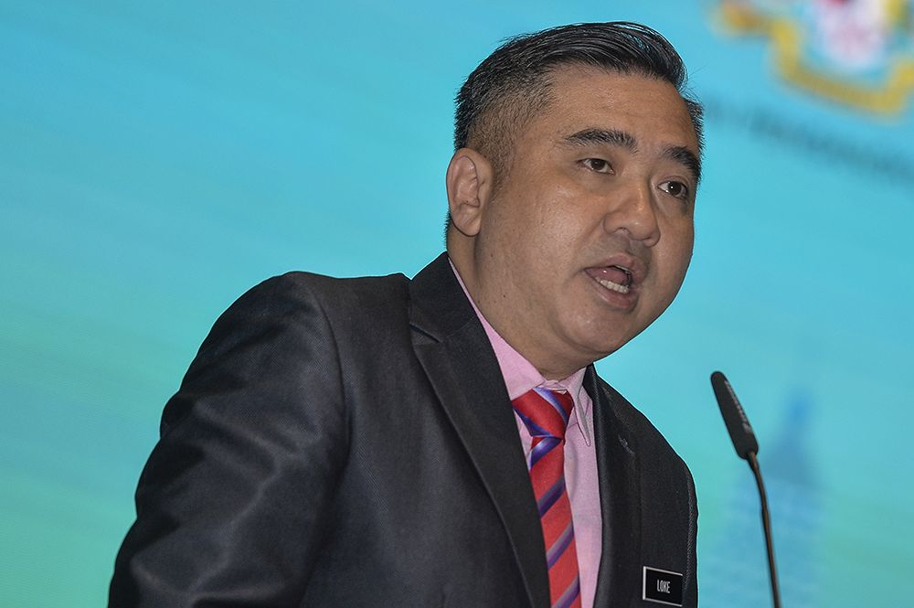 Transport Minister Anthony Loke speaks during the launch of a new road safety education module at the Putrajaya International Convention Centre February 28, 2019. u00e2u20acu201d Picture by Miera Zulyanann