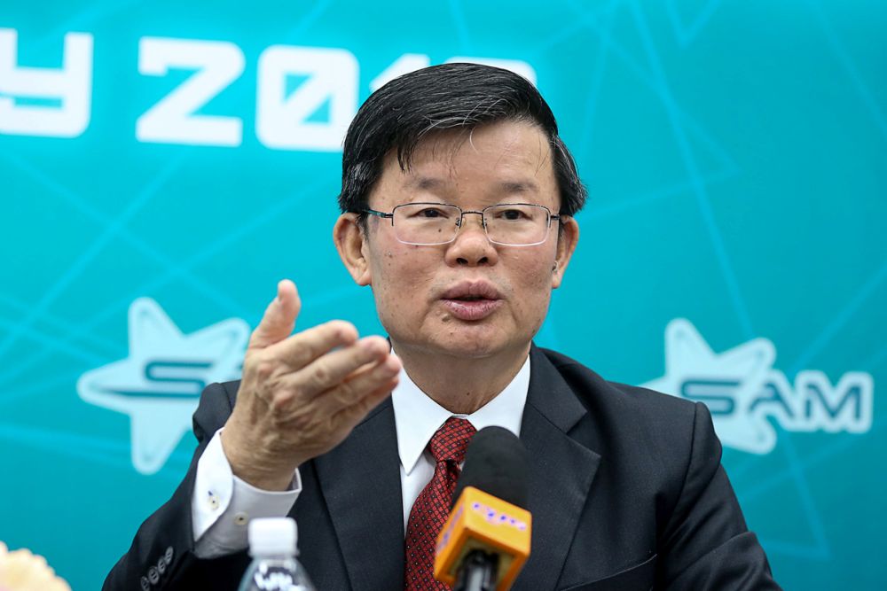 Penang Chief Minister Chow Kon Yeow speaks during a press conference at the Penang Science Park February 21, 2019. u00e2u20acu201d Picture by Sayuti Zainudin
