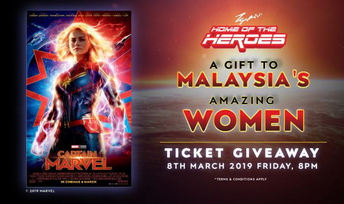 The ticket giveaway for women will take place on Friday, March 8 at all TGV cinemas nationwide. u00e2u20acu201d Picture courtesy of TGV Cinemas