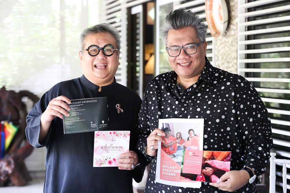 Celebrity chef Datuk Ismail Ahmad and Malaysian AIDS Foundation corporate advisor Yazlan Yahya are the co-chairs of the inaugural #Girlpower Gala Dinner to raise funds for a women empowerment initiative. u00e2u20acu201d Picture by Choo Choy May