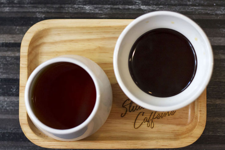 Wide or narrow — the cup’s rim makes a difference in the drinking experience.