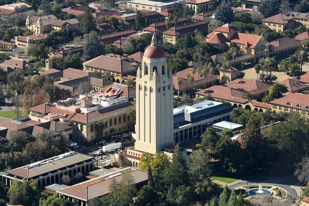 The Hoover Tower rises above Stanford University in this aerial photo in Stanford, California, US January 13, 2017. u00e2u20acu201d Reuters file pic