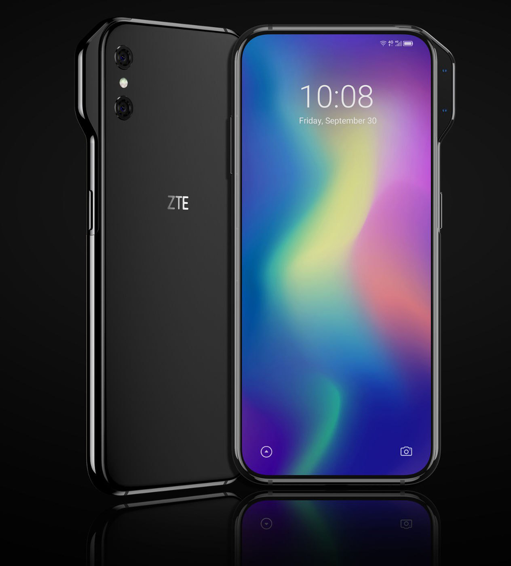 The ZTE Axon V comes with a 6.8-inch FullView OLED display with an aspect ratio of 21:9. — Picture by notebookitalia.it via SoyaCincau