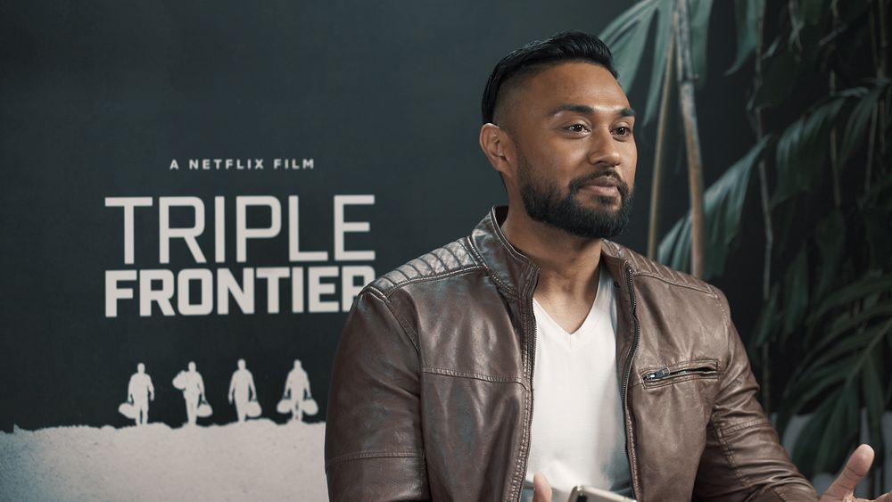 Ammar Alfian at the u00e2u20acu02dcTriple Frontieru00e2u20acu2122 interview in Singapore. u00e2u20acu201d Picture courtesy of Netflix