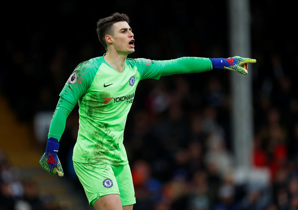 Chelsea's Kepa Arrizabalaga in action during the match against Fulham at Craven Cottage in London March 3, 2019. u00e2u20acu201d Reuters pic