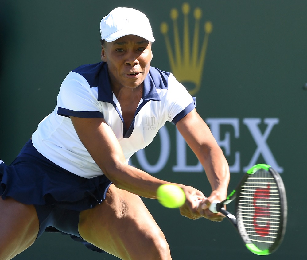 Venus Williams (pic) during her first round match against Andrea Petkovic in the BNP Paribas Open at the Indian Wells Tennis Garden in California March 7, 2019. u00e2u20acu201d Picture by Jayne Kamin-Oncea-USA TODAY Sports 