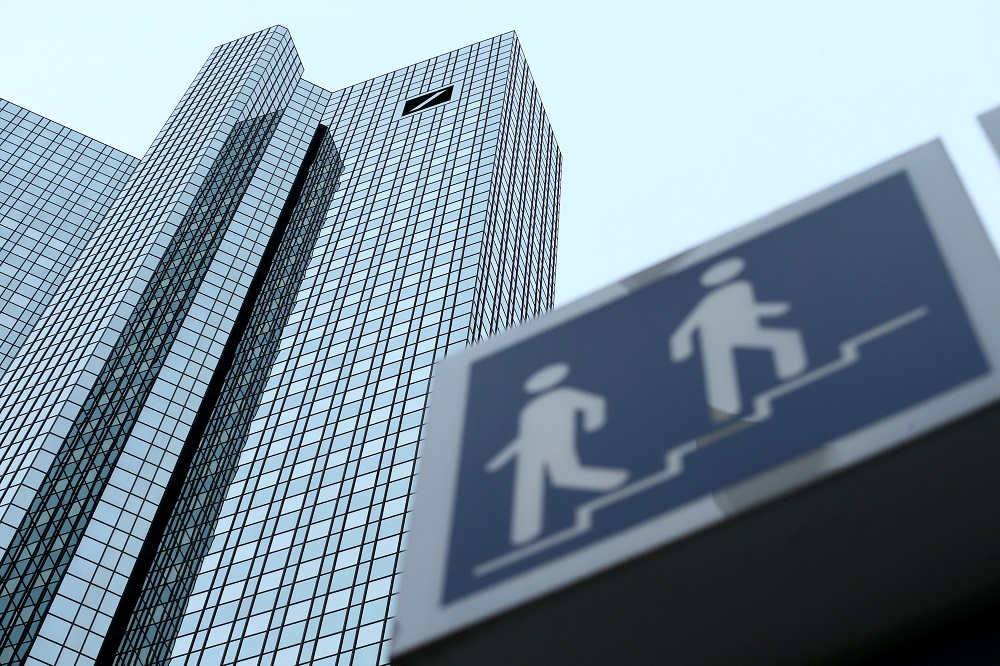 Outside view of the Deutsche Bank headquarters in Frankfurt March 17, 2019. u00e2u20acu201d Reuters pic