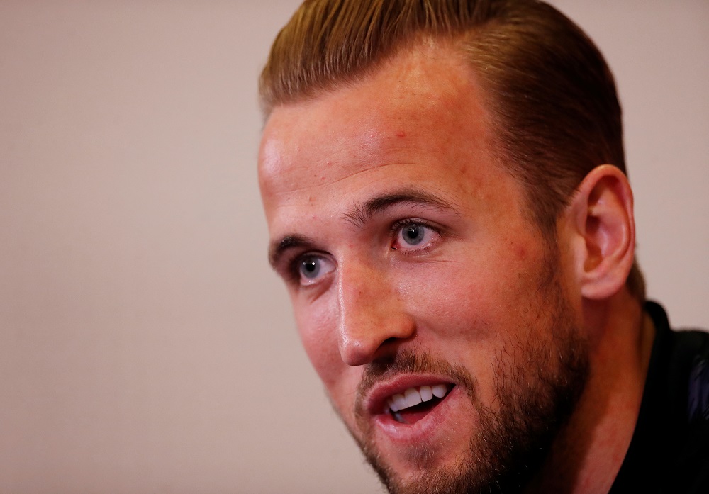 England's Harry Kane during the press conference at St. Georgeu00e2u20acu2122s Park in Burton upon Trent March 19, 2019. u00e2u20acu201d Action Images via Reuters