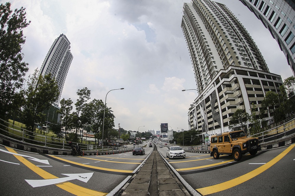 A general view of condominiums in the Bangsar neighbourhood in Kuala Lumpur. — Picture by Hari Anggara