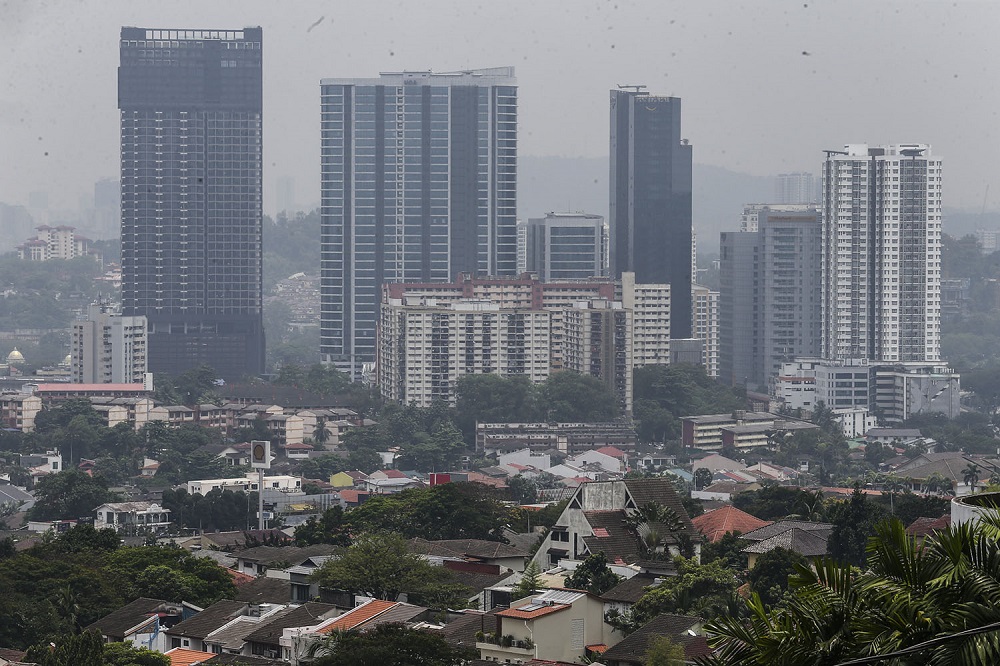 A general view of office blocks and condominiums in the Bangsar area in Kuala Lumpur, where some residential landlords are said to filter tenants based on their ethnicity or nationality. u00e2u20acu201d Picture by Hari Anggara