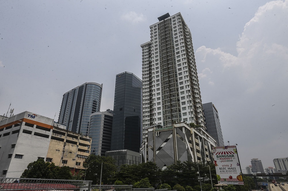 A general view of a condominium in Bangsar. — Picture by Hari Anggara