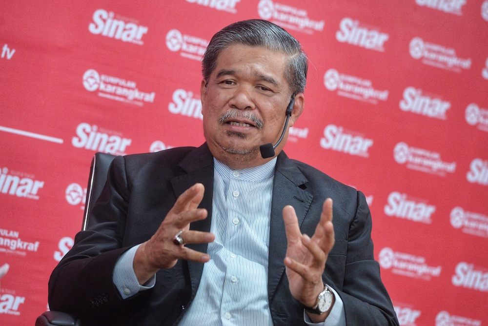 Defence Minister Mohamad Sabu speaks during Bicara Minda at Dewan Karangkraf in Shah Alam March 8, 2019. u00e2u20acu201d Picture by Shafwan Zaidon