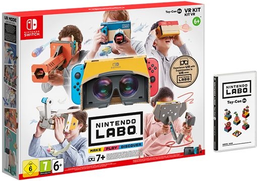 The full Nintendo Labo VR Kit contains the Starter Set plus Expansions 1 and 2. u00e2u20acu201d Picture courtesy of Nintendo