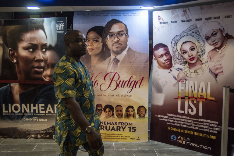 Politics have increasingly become a key part of Nigerian cinema. u00e2u20acu201d AFP pic