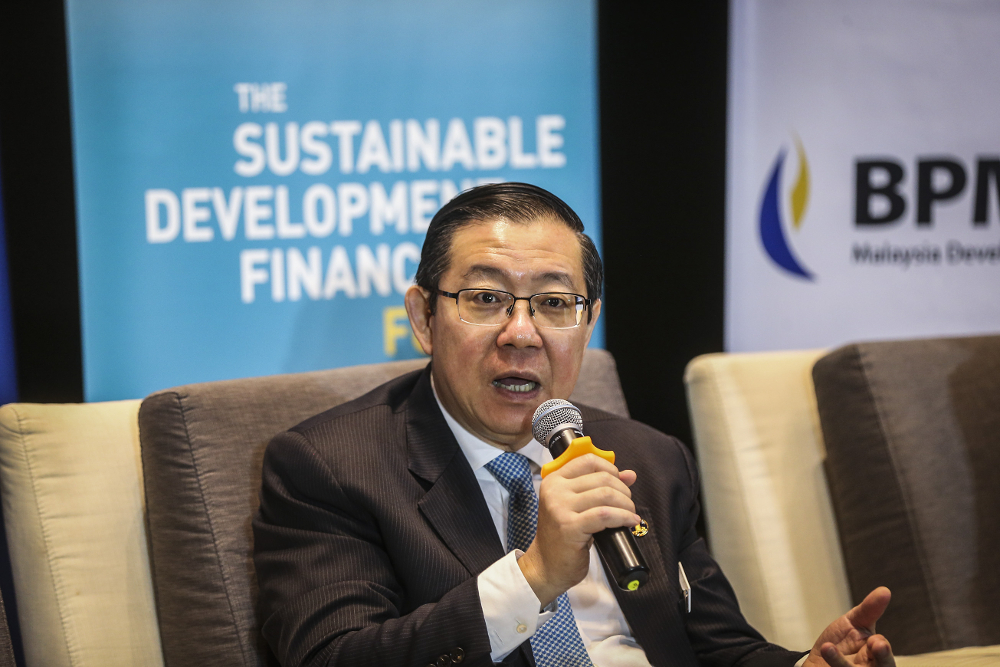 Finance Minister Lim Guan Eng speaks during a press conference at Sheraton Imperial Hotel in Kuala Lumpur March 13, 2019. u00e2u20acu201d Picture by Firdaus Latif