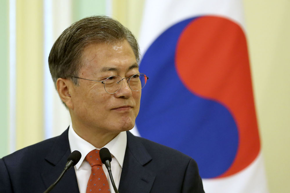South Korean President Moon Jae-In attend a joint press conference at Putrajaya March 13, 2019.u00e2u20acu201d Picture by Yusof Mat Isa