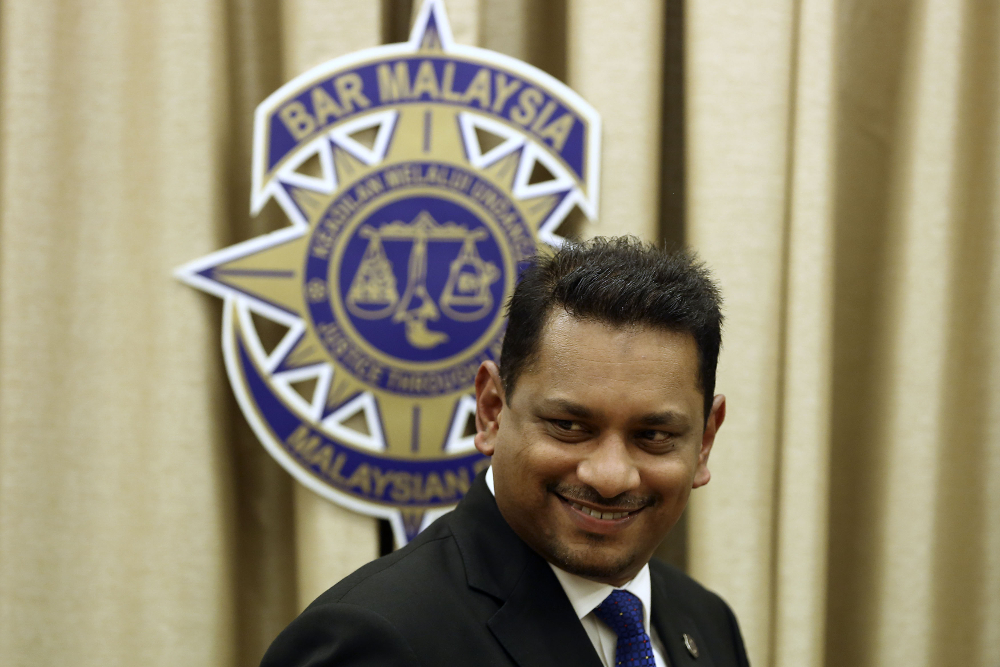 Malaysian Bar President Abdul Fareed Abdul Gafoor speaks during a press conference in Kuala Lumpur March 16, 2019. u00e2u20acu201d Picture by Yusof Mat Isa