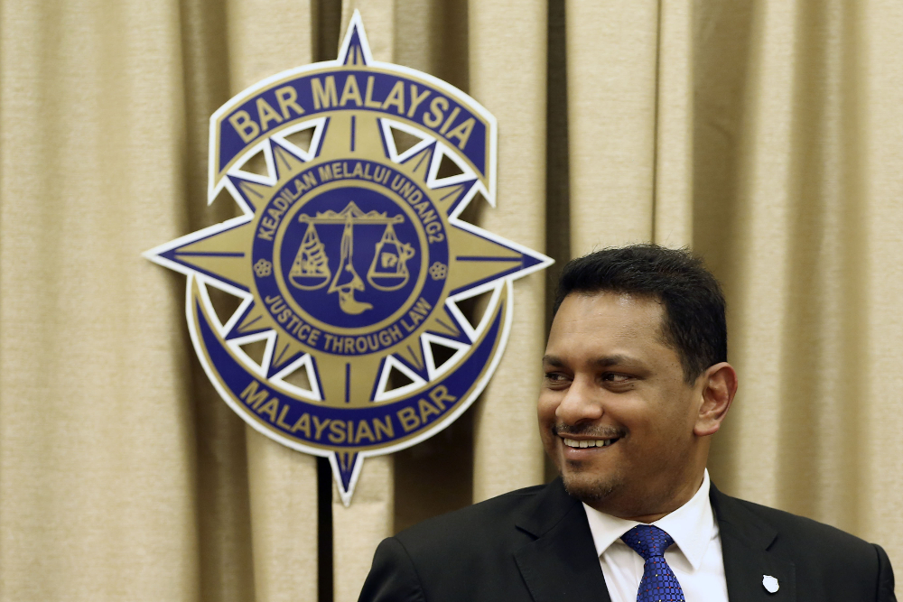 Malaysian Bar President Abdul Fareed Abdul Gafoor speaks during a press conference in Kuala Lumpur March 16, 2019. u00e2u20acu201d Picture by Yusof Mat Isa