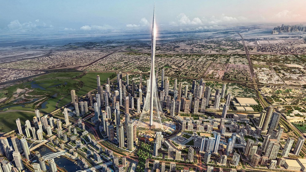 Dubai Creek Tower will be over 1km high. — Picture courtesy of Emaar Properties